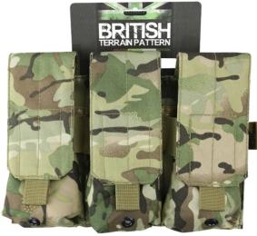 Тактичний підсумок Kombat АК Triple Original Style Mag Pouch MultiCam (kb-tosmp-btp)