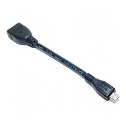 Дата-кабель Extradigital KBO1623 0.1m USB(мама) - microUSB(тато) Black