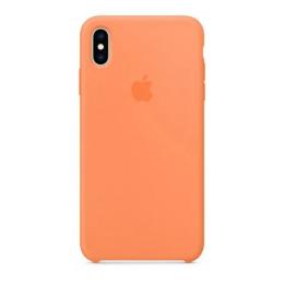 Чохол-накладка Infinity Silicone Case для iPhone XS Max Papaya