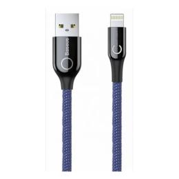 Дата-кабель Baseus USB (тато) - Apple Lightning (тато) 1 м CALCD-01 Blue