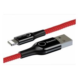 Дата-кабель Baseus USB (тато) - Apple Lightning (тато) 1 м CALCD-01 Red