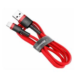Дата-кабель Baseus Cafule CALKLF-B09 1m USB(тато) - Lightning(тато) Red