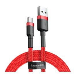 Дата-кабель Baseus Cafule CATKLF-A09 0.5m USB(тато) - USB Type C(тато) Red