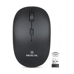 Мишка REAL-EL RM-301 Black бездротова