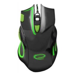 Мишка Esperanza MX401 Black Green ігрова USB