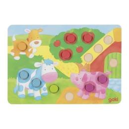 Настільна гра goki 56813G Лото Різнокольоровий світ II