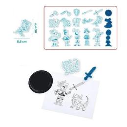 Набір для творчості Janod J07798 Штампи Воїни