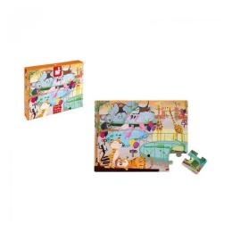 Пазл Janod День в зоопарку J02774 20 елементів тактильний