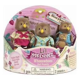 Набір ігрових фігурок Lil Woodzeez 292014SQL Сімя Сов 6007M