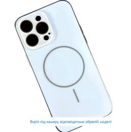 Чохол-накладка Infinity AG Glass MagSafe Frame for Apple iPhone 16 White + захист камери