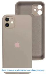 Чохол-накладка Infinity Silicone Case Full Camera для Apple iPhone 16 Stone