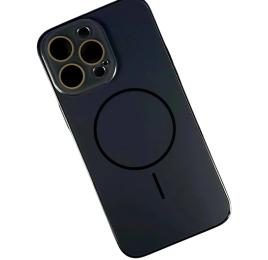 Чохол-накладка Infinity AG Glass MagSafe Frame for Apple iPhone 16 Pro Max Black + захист камери