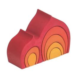 Конструктор nic NIC523020 Red Будинок Габлі деревяний