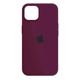 Чохол-накладка Infinity Silicone Case MagSafe для Apple iPhone 16 Marsala