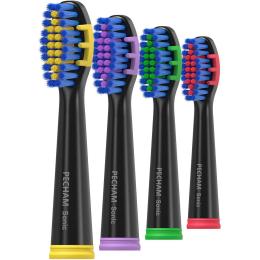 Насадка для електричної зубної щітки Pecham Travel (4822201379633) Black 4 шт