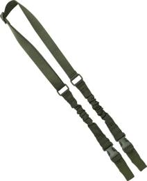 Тактичний ремінь Kombat UK Double Point Bungee Sling Olive (kb-dpbsolgr)