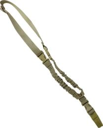 Тактичний ремінь Kombat UK Single Point Bungee Sling Coyote (kb-spbs-coy)