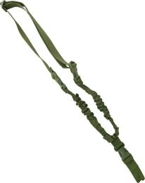 Тактичний ремінь Kombat UK Single Point Bungee Sling Olive (kb-spbs-olgr)