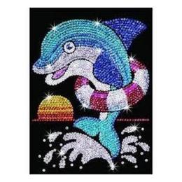 Набір для творчості Sequin Art SA1304 Red Дельфін Джек
