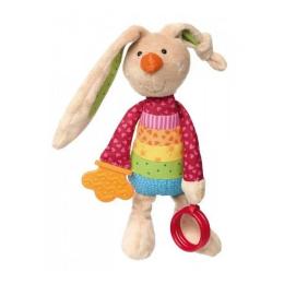 Мяка іграшка sigikid Кролик 41419SK з брязкальцем, 26 см