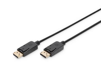 Відео-кабель Digitus AK-340100-030-S DisplayPort (тато)  -  DisplayPort (тато), 3м Black UHD 4K