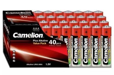 Батарейка Camelion AAA Plus Alkaline LR03 * 40 (LR03-SP40)