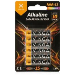 Батарейка Vinga AAA LR03 Alkaline 12pcs Blister (VJABAAA12)