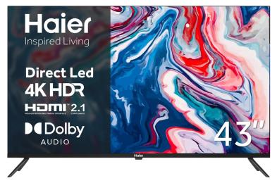 Телевізор Haier H43K801UG Black 43