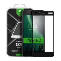 Захисне скло Nokia 2 прозоре (чорне) Vinga