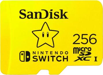 Карта памяті SanDisk 256GB microSDXC для Nintendo Switch (SDSQXAO-256G-GNCZN)