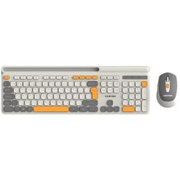 Комплект клавіатура та миша Canyon HSET-W5 Beige EN (CNS-HSETW5BG)