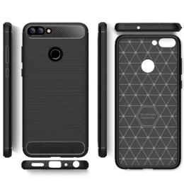 Накладка для Huawei Y7 2018 Prime Laudtec Carbon Fiber Black (LT-YP2018)