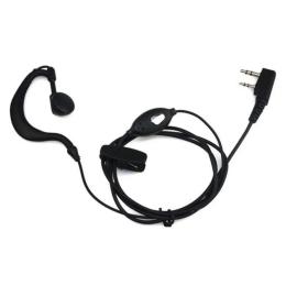 Дротові навушники Baofeng (Гр6288) Black з кнопкою РТТ (для UV-5R)