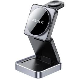 Бездротовий зарядний пристрій Acefast E20 3in1 Qi Black