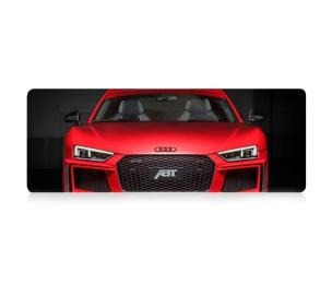 Килимок для мишки Voltronic Audi Red 300x700 з боковою прошивкою, товщина 2 мм