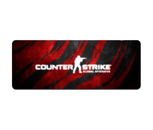 Килимок для мишки Voltronic CS 1 Black Red 300x700 з боковою прошивкою, товщина 2 мм