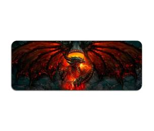 Килимок для мишки Voltronic World of Warcraft Dragon 300x600 з боковою прошивкою, товщина 2 мм
