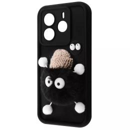 Чохол-накладка Infinity Pretty Things Case Xiaomi Redmi Note 14 4G Black fluffy black