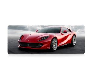 Килимок для мишки Voltronic Ferrari 812 superfast Red 300x700 з боковою прошивкою, товщина 2 мм