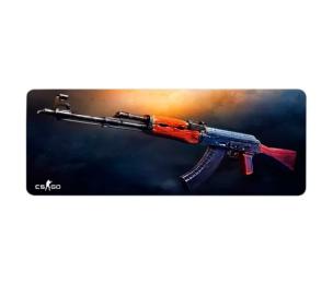 Килимок для мишки Voltronic CS 24 Black 300x700 з боковою прошивкою, товщина 2 мм