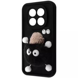 Чохол-накладка Infinity Pretty Things Case Xiaomi Redmi Note 14 Pro 4G Black fluffy