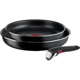 Набір сковорідок Tefal Ingenio Easy Cook &amp; Clean (L1549013) Black 3 предмети