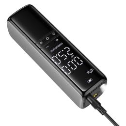 Автокомпресор Borofone FC1 Flow intelligent air pump Black Gray (6941991112485)