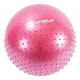 Фітбол масажний з насосом LiveUp HALF MASSAGE BALL (LS3569)