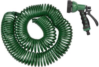 Набір поливальний Grad шланг спіральний 30 м + пістолет-розпилювач 7-режимний (5019085)
