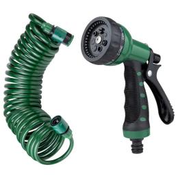 Набір поливальний GRAD шланг спіральний 7.5м + пістолет-розпилювач 7-ми режимний (5019065)