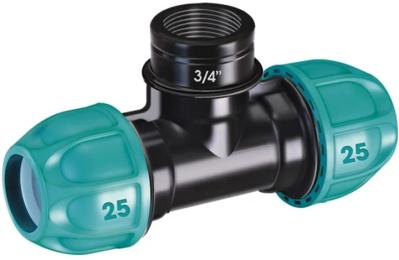 Трійник Claber ПЕ 25x3/4В (904180000)