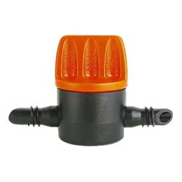 Кран Claber 6х6мм для трубки крапельного поливу 1/4 5шт