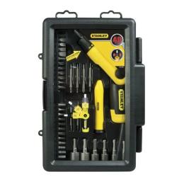 Набір викруток Stanley 0-63-038 + 38 насадок реверсивна комплект (блістер)