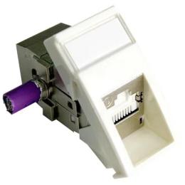 Розетковий модуль MOLEX Mod Mosaic 22, 5x45мм, 1xRJ45, 568B, STP